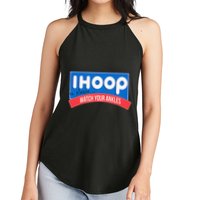 Ihoop So Please Watch Your Ankles Funny Basketball Bball Women's Perfect Tri Rocker Tank