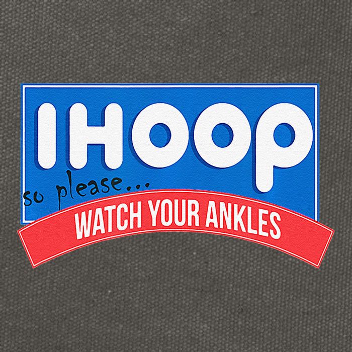 Ihoop So Please Watch Your Ankles Funny Basketball Bball Cotton Canvas Backpack