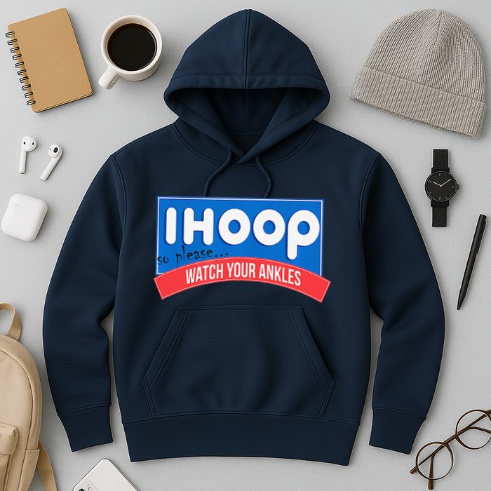 Ihoop So Please Watch Your Ankles Funny Basketball Bball Hoodie