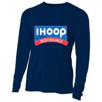 Ihoop So Please Watch Your Ankles Funny Basketball Bball Cooling Performance Long Sleeve Crew