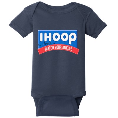 Ihoop So Please Watch Your Ankles Funny Basketball Bball Baby Bodysuit