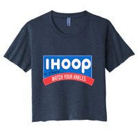 Ihoop So Please Watch Your Ankles Funny Basketball Bball Crop Top