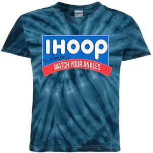 Ihoop So Please Watch Your Ankles Funny Basketball Bball Kids Tie-Dye T-Shirt