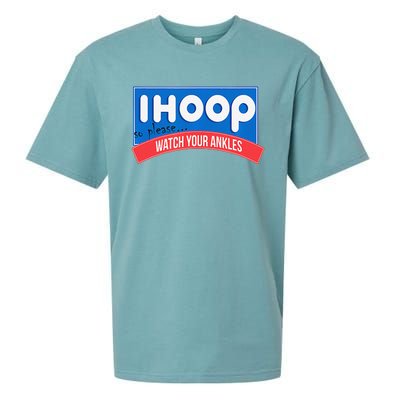 Ihoop So Please Watch Your Ankles Funny Basketball Bball Sueded Cloud Jersey T-Shirt