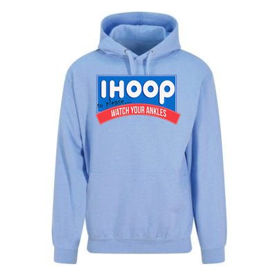 Ihoop So Please Watch Your Ankles Funny Basketball Bball Unisex Surf Hoodie