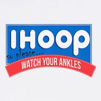 Ihoop So Please Watch Your Ankles Funny Basketball Bball Garment-Dyed Sweatshirt