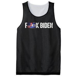 Israel Strong Pray For Israel Us Israel Flag Anti Biden Mesh Reversible Basketball Jersey Tank