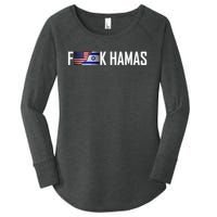 Israel Strong Pray For Israel US Israel Flag Fuck Hamas Women's Perfect Tri Tunic Long Sleeve Shirt