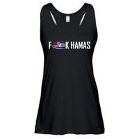 Israel Strong Pray For Israel US Israel Flag Fuck Hamas Ladies Essential Flowy Tank