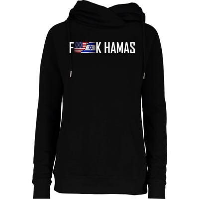 Israel Strong Pray For Israel US Israel Flag Fuck Hamas Womens Funnel Neck Pullover Hood