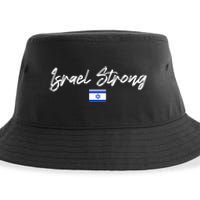 Israel Strong, Pray For Israel, Israel Flag Sustainable Bucket Hat