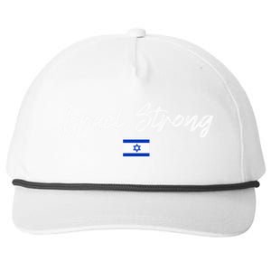 Israel Strong, Pray For Israel, Israel Flag Snapback Five-Panel Rope Hat