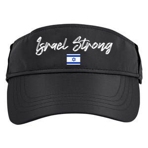 Israel Strong, Pray For Israel, Israel Flag Adult Drive Performance Visor