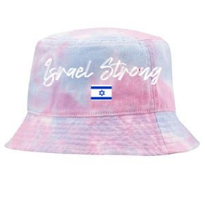 Israel Strong, Pray For Israel, Israel Flag Tie-Dyed Bucket Hat