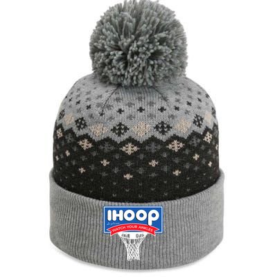 IHOOP So Please Watch Your Ankles Funny Basketball The Baniff Cuffed Pom Beanie