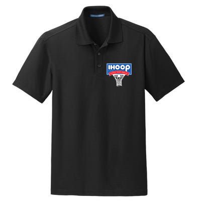 IHOOP So Please Watch Your Ankles Funny Basketball Dry Zone Grid Polo