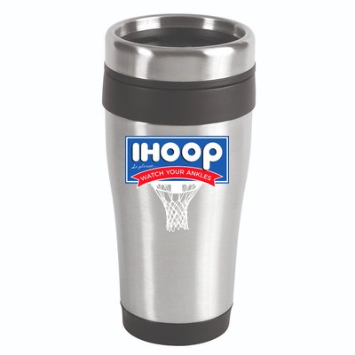 IHOOP So Please Watch Your Ankles Funny Basketball 16oz Travel Tumbler