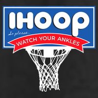 IHOOP So Please Watch Your Ankles Funny Basketball 25L Jumbo Tote