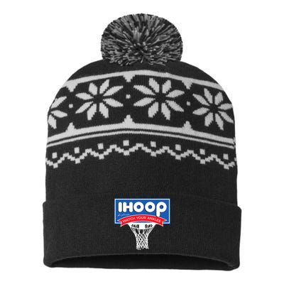 IHOOP So Please Watch Your Ankles Funny Basketball USA-Made Snowflake Beanie