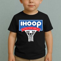 IHOOP So Please Watch Your Ankles Funny Basketball Toddler T-Shirt