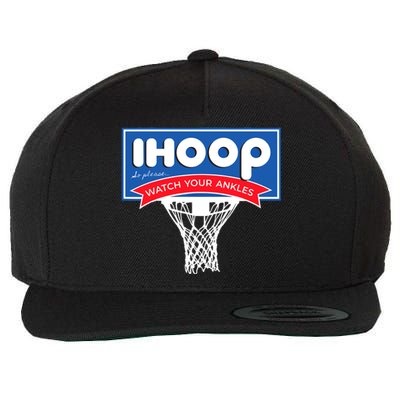 IHOOP So Please Watch Your Ankles Funny Basketball Wool Snapback Cap