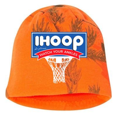 IHOOP So Please Watch Your Ankles Funny Basketball Kati - Camo Knit Beanie