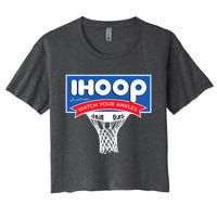 IHOOP So Please Watch Your Ankles Funny Basketball Crop Top