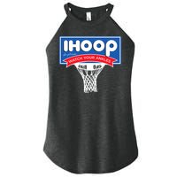 IHOOP So Please Watch Your Ankles Funny Basketball Women's Perfect Tri Rocker Tank