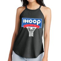IHOOP So Please Watch Your Ankles Funny Basketball Women's Perfect Tri Rocker Tank