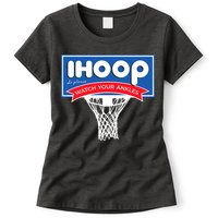 IHOOP So Please Watch Your Ankles Funny Basketball Womens T-Shirt