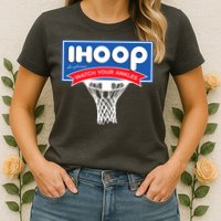 IHOOP So Please Watch Your Ankles Funny Basketball Womens T-Shirt
