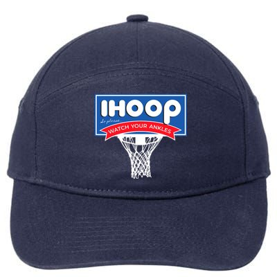 IHOOP So Please Watch Your Ankles Funny Basketball 7-Panel Snapback Hat