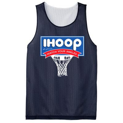 IHOOP So Please Watch Your Ankles Funny Basketball Mesh Reversible Basketball Jersey Tank