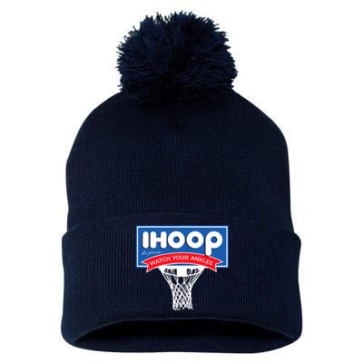 IHOOP So Please Watch Your Ankles Funny Basketball Pom Pom 12in Knit Beanie