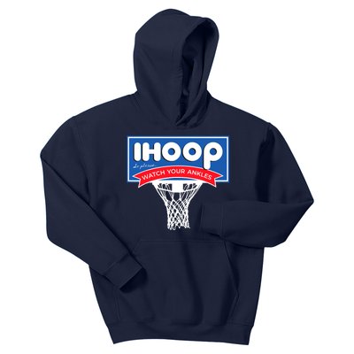 IHOOP So Please Watch Your Ankles Funny Basketball Kids Hoodie