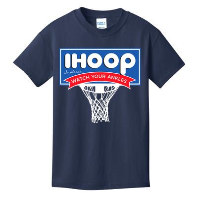 IHOOP So Please Watch Your Ankles Funny Basketball Kids T-Shirt