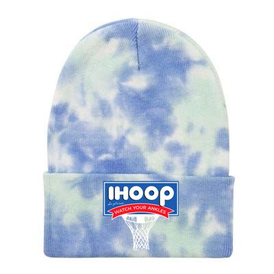 IHOOP So Please Watch Your Ankles Funny Basketball Tie Dye 12in Knit Beanie