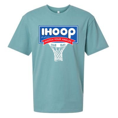 IHOOP So Please Watch Your Ankles Funny Basketball Sueded Cloud Jersey T-Shirt