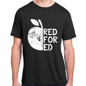 I Support Public Education Red For Ed Teacher Gift Adult ChromaSoft Performance T-Shirt