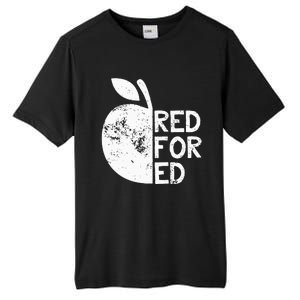 I Support Public Education Red For Ed Teacher Gift Tall Fusion ChromaSoft Performance T-Shirt