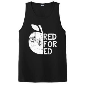 I Support Public Education Red For Ed Teacher Gift PosiCharge Competitor Tank