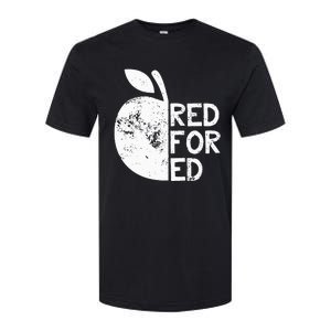 I Support Public Education Red For Ed Teacher Gift Softstyle CVC T-Shirt