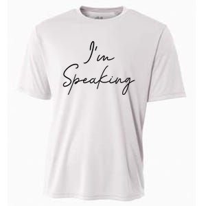 IM Speaking Quote Kamala Harris Joe Biden 2024 Cooling Performance Crew T-Shirt