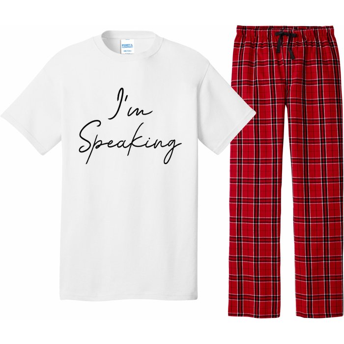 IM Speaking Quote Kamala Harris Joe Biden 2024 Pajama Set