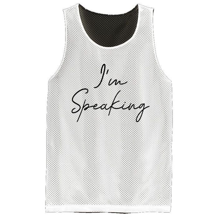 IM Speaking Quote Kamala Harris Joe Biden 2024 Mesh Reversible Basketball Jersey Tank