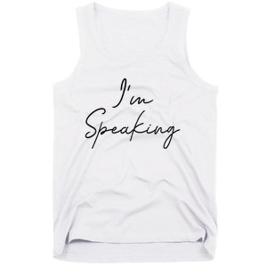 IM Speaking Quote Kamala Harris Joe Biden 2024 Tank Top