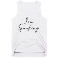 IM Speaking Quote Kamala Harris Joe Biden 2024 Tank Top