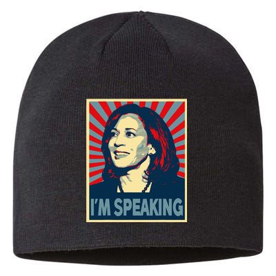 IM Speaking Quote Kamalaharris Sustainable Beanie