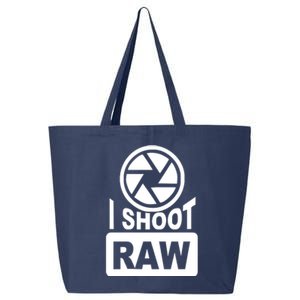 I Shoot Raw Photography 25L Jumbo Tote