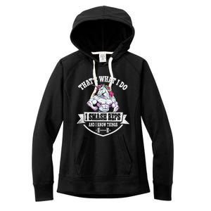 I Smash Reps Funny Unicorn Workout Training Women's Fleece Hoodie